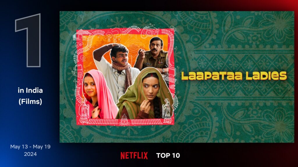 Netflix's top 10 Movies in India