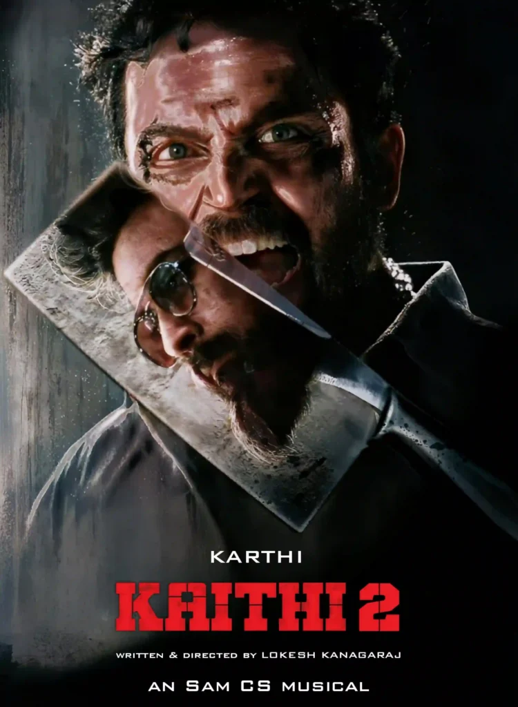 Karthi as Dilli from Kaithi 2 poster