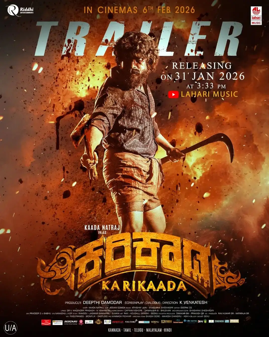 Karikaada Movie Poster