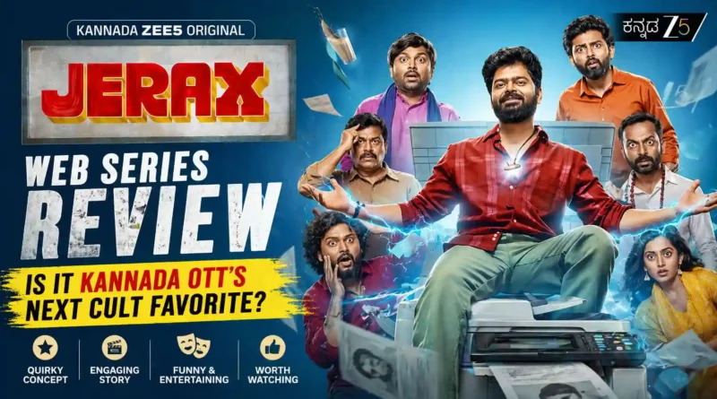 Jerax web series featured image with Nagabhushana and clone machine concept